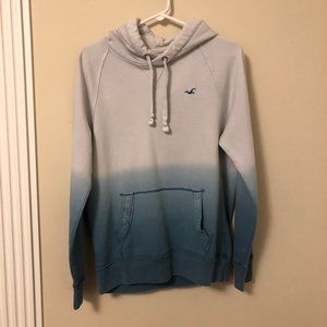 Hollister Hoodie in Mens Medium -Unisex- Blue and White